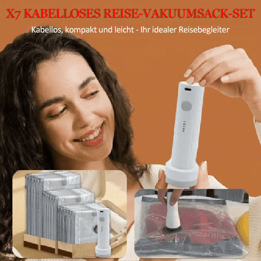 ✨Letzter Tag 50% RABATT🔥Kabelloses Reise-Staubsaugerbeutel