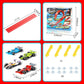 🎁Frühweihnachtlicher Sonderverkauf 50 % Rabatt🎅🏎️DIY-Rennbahn für Kinder aus Aluminiumlegierung mit Saugnäpfen