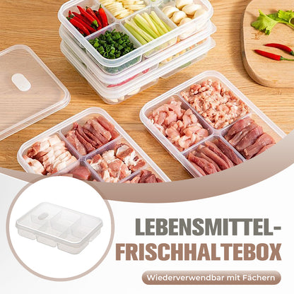 💥Wiederverwendbare Lebensmittelbehälter mit Fächern