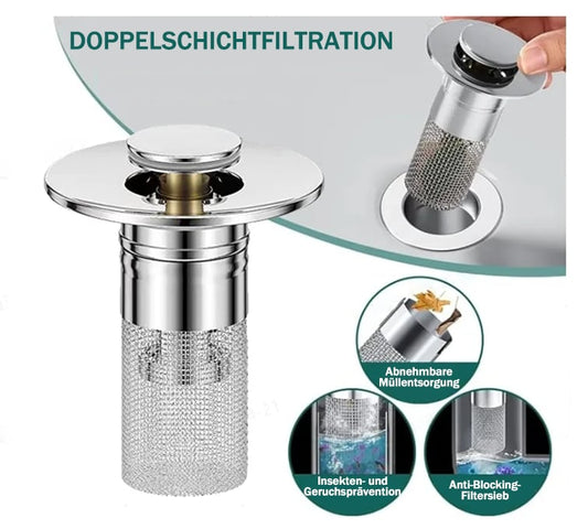 🔥Edelstahl-Bodenabflusssieb