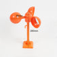 Vogelscheuche mit Reflektor und Windmaschine mit Sound