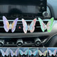 🔥2025 SALE – Bestickte Schmetterlingsdekoration🚗🦋