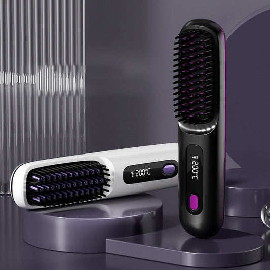 🔥Sommer Hot Sale 49% Off🔥Drahtlose Keramik Heizung Haarglätter Kamm
