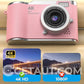📸Dein Moment, perfekt festgehalten – mit 4K und Drehdisplay🌄4K HD Klappbildschirm Digitalkamera✈️32GB-64GB
