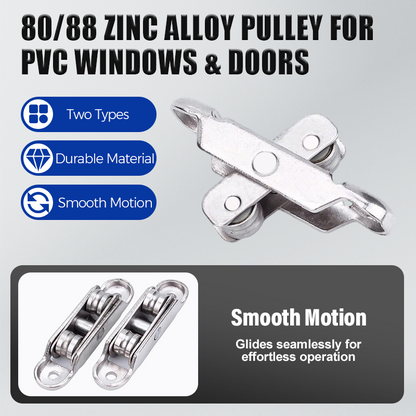 80/88 Zinklegierung-Rolle, geeignet für PVC-Türen und -Fenster
