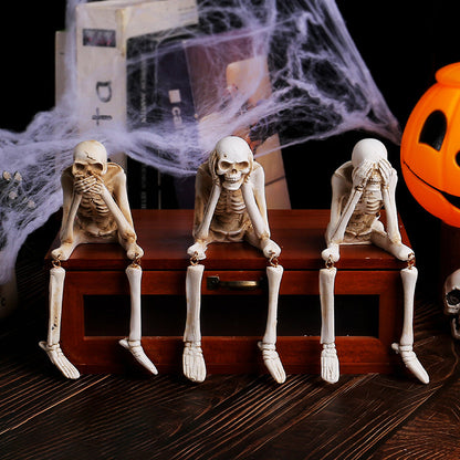 💀No Malice Totenkopf Ornament, Gothic & Halloween Dekoration Wahl🎃