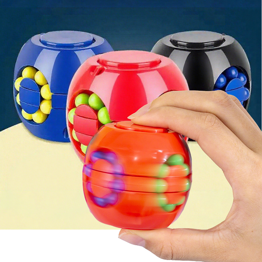 Drehbarer Zauberwürfel mit Kugeln – Fidget-Puzzle-Spielzeug