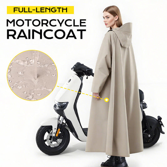 Motorrad-Regenmantel in voller Länge