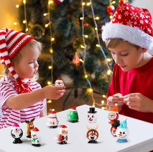 🎅 Weihnachtsgeschenk 2025 🎁 Aufziehspielzeuge mit Weihnachtsmotiven