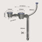 Doppelspülen-Siphon-Set