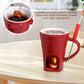 Keramik-Schokoladenfondue-Becher