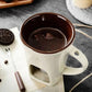 Keramik-Schokoladenfondue-Becher