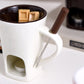 Keramik-Schokoladenfondue-Becher
