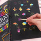Creative Rainbow Scratch Art Notebook