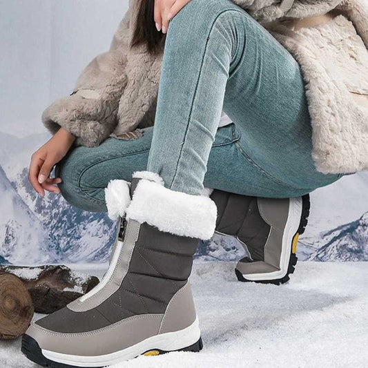 👢Rutschfeste, warme Schneestiefel mit Reißverschluss für Damen✨