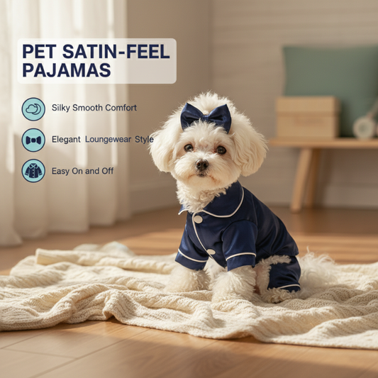 🎅50% RABATT✨Haustier-Pyjama mit Satin-Feelin🐶