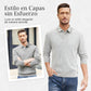 Suéter Forrado para Hombre con Efecto de Dos Piezas