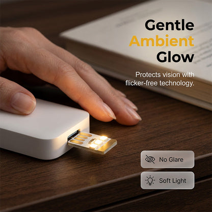 Pieni kannettava USB-LED-yövalo