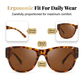 Naisten suuret päälle asetettavat aurinkolasit