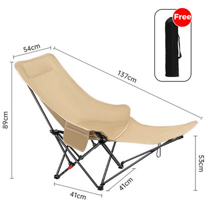 🔥Ajan rajoitettu 50 %:n alennus! 🛏️Makaa milloin ja missä tahansa! Kannettava, säädettävä ja kokoontaitettava ulkotuoli