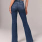 ⭐Kvinnor 2023 ⭐ Ultra High Rise Stretch Flare Jean