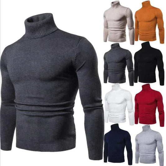 🔥Köp 2 Fri frakt - 2023 New Turtleneck Cashmere Sweater för män