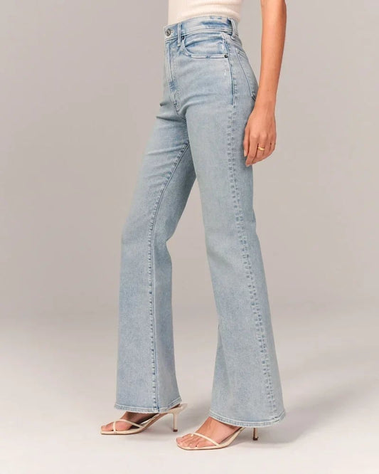 ⭐Kvinnor 2023 ⭐ Ultra High Rise Stretch Flare Jean